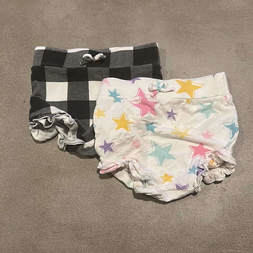 Angel Dear Ruffled Bloomer Short Set
